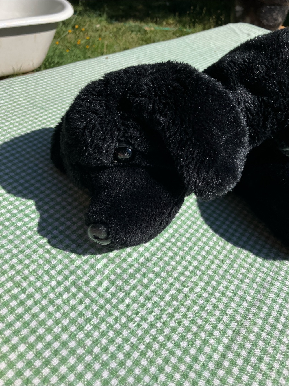 Douglas 18” black Labrador puppy plush vintage 1990’s dog stuffed animal - Picture 7 of 10